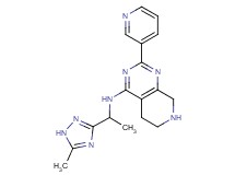N-[1-(5-methyl-1H-1,2,4-triazol-3-yl)ethyl]-2-pyridin-3-yl-5,6,7,8-tetrahydropyrido[3,4-d]pyrimidin-4-amine