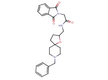 N-[(8-benzyl-1-oxa-8-azaspiro[4.5]dec-2-yl)methyl]-2-(1,3-dioxo-1,3-dihydro-2H-isoindol-2-yl)acetamide