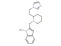 2-({2-[2-(1H-imidazol-1-yl)ethyl]-1-piperidinyl}methyl)-1-methyl-1H-indole