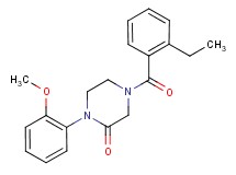 4-(2-ethylbenzoyl)-1-(2-methoxyphenyl)-2-piperazinone
