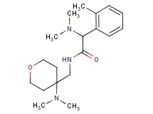 2-(dimethylamino)-N-{[4-(dimethylamino)tetrahydro-2H-pyran-4-yl]methyl}-2-(2-methylphenyl)acetamide