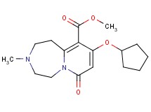 methyl 9-(cyclopentyloxy)-3-methyl-7-oxo-1,2,3,4,5,7-hexahydropyrido[1,2-d][1,4]diazepine-10-carboxylate