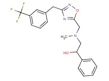2-[methyl({3-[3-(trifluoromethyl)benzyl]-1,2,4-oxadiazol-5-yl}methyl)amino]-1-phenylethanol