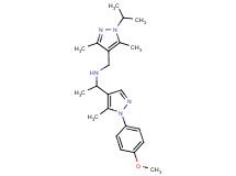 N-[(1-isopropyl-3,5-dimethyl-1H-pyrazol-4-yl)methyl]-1-[1-(4-methoxyphenyl)-5-methyl-1H-pyrazol-4-yl]ethanamine