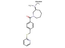 (3S)-N,N-dimethyl-1-{4-[(pyridin-2-ylthio)methyl]benzoyl}azepan-3-amine