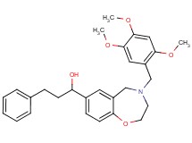 3-phenyl-1-[4-(2,4,5-trimethoxybenzyl)-2,3,4,5-tetrahydro-1,4-benzoxazepin-7-yl]-1-propanol