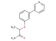 2-(3-pyridin-3-ylphenoxy)propanamide