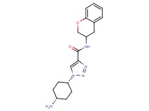1-(cis-4-aminocyclohexyl)-N-(3,4-dihydro-2H-chromen-3-yl)-1H-1,2,3-triazole-4-carboxamide