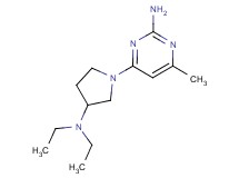 4-[3-(diethylamino)pyrrolidin-1-yl]-6-methylpyrimidin-2-amine