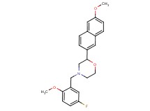 4-(5-fluoro-2-methoxybenzyl)-2-(6-methoxy-2-naphthyl)morpholine