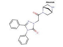 2-{2-[(1S,4S)-2,5-diazabicyclo[2.2.1]hept-2-yl]-2-oxoethyl}-4,5-diphenyl-2,4-dihydro-3H-1,2,4-triazol-3-one