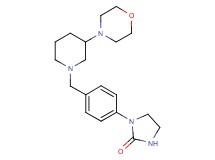 1-(4-{[3-(4-morpholinyl)-1-piperidinyl]methyl}phenyl)-2-imidazolidinone