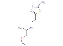 5-{2-[(2-methoxy-1-methylethyl)amino]ethyl}-1,3,4-thiadiazol-2-amine