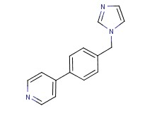 4-[4-(1H-imidazol-1-ylmethyl)phenyl]pyridine