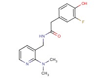 N-{[2-(dimethylamino)pyridin-3-yl]methyl}-2-(3-fluoro-4-hydroxyphenyl)acetamide