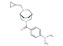 (4-{[(1R*,5R*)-6-(cyclopropylmethyl)-3,6-diazabicyclo[3.2.2]non-3-yl]carbonyl}phenyl)dimethylamine