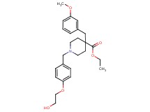 ethyl 1-[4-(2-hydroxyethoxy)benzyl]-4-(3-methoxybenzyl)-4-piperidinecarboxylate