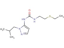 N-[2-(ethylthio)ethyl]-N'-(1-isobutyl-1H-pyrazol-5-yl)urea