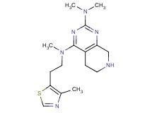 N~2~,N~2~,N~4~-trimethyl-N~4~-[2-(4-methyl-1,3-thiazol-5-yl)ethyl]-5,6,7,8-tetrahydropyrido[3,4-d]pyrimidine-2,4-diamine