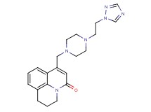 7-({4-[2-(1H-1,2,4-triazol-1-yl)ethyl]piperazin-1-yl}methyl)-2,3-dihydro-1H,5H-pyrido[3,2,1-ij]quinolin-5-one