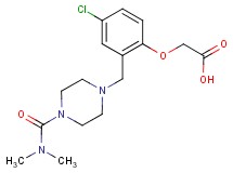 [4-chloro-2-({4-[(dimethylamino)carbonyl]piperazin-1-yl}methyl)phenoxy]acetic acid