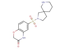 6-(2,7-diazaspiro[4.5]dec-2-ylsulfonyl)-2H-1,4-benzoxazin-3(4H)-one