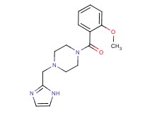 1-(1H-imidazol-2-ylmethyl)-4-(2-methoxybenzoyl)piperazine