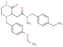 2-[1-(4-ethoxybenzyl)-3-oxo-2-piperazinyl]-N-(4-ethylbenzyl)-N-methylacetamide