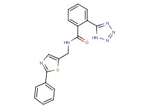 N-[(2-phenyl-1,3-thiazol-5-yl)methyl]-2-(1H-tetrazol-5-yl)benzamide