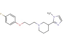 1-[3-(4-fluorophenoxy)propyl]-3-(1-methyl-1H-imidazol-2-yl)piperidine