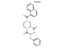 (3R,9aR)-3-benzyl-8-(1-naphthoyl)tetrahydro-2H-pyrazino[1,2-a]pyrazine-1,4(3H,6H)-dione