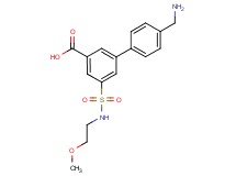 4'-(aminomethyl)-5-{[(2-methoxyethyl)amino]sulfonyl}-3-biphenylcarboxylic acid hydrochloride