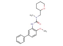 N'-(4-methoxybiphenyl-3-yl)-N-methyl-N-(tetrahydro-2H-pyran-2-ylmethyl)urea