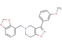 5-(1,3-benzodioxol-4-ylmethyl)-3-(3-methoxyphenyl)-4,5,6,7-tetrahydroisoxazolo[4,5-c]pyridine