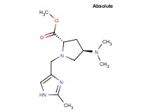 methyl (2S,4R)-4-(dimethylamino)-1-[(2-methyl-1H-imidazol-4-yl)methyl]pyrrolidine-2-carboxylate