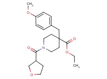 ethyl 4-(4-methoxybenzyl)-1-(tetrahydro-3-furanylcarbonyl)-4-piperidinecarboxylate