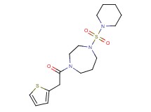 1-(piperidin-1-ylsulfonyl)-4-(2-thienylacetyl)-1,4-diazepane