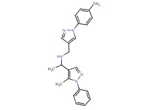 1-(5-methyl-1-phenyl-1H-pyrazol-4-yl)-N-{[1-(4-methylphenyl)-1H-pyrazol-4-yl]methyl}ethanamine