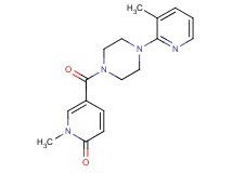 1-methyl-5-{[4-(3-methyl-2-pyridinyl)-1-piperazinyl]carbonyl}-2(1H)-pyridinone