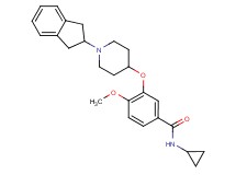 N-cyclopropyl-3-{[1-(2,3-dihydro-1H-inden-2-yl)-4-piperidinyl]oxy}-4-methoxybenzamide