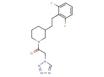 3-[2-(2,6-difluorophenyl)ethyl]-1-(1H-tetrazol-1-ylacetyl)piperidine