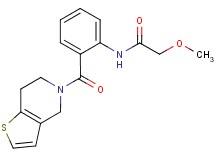 N-[2-(6,7-dihydrothieno[3,2-c]pyridin-5(4H)-ylcarbonyl)phenyl]-2-methoxyacetamide