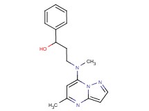 3-[methyl(5-methylpyrazolo[1,5-a]pyrimidin-7-yl)amino]-1-phenylpropan-1-ol