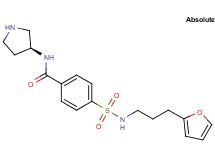 4-({[3-(2-furyl)propyl]amino}sulfonyl)-N-[(3S)-3-pyrrolidinyl]benzamide hydrochloride
