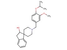 1'-(4-isopropoxy-3-methoxybenzyl)-2,3-dihydrospiro[indene-1,4'-piperidin]-2-ol