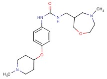 N-[(4-methyl-1,4-oxazepan-6-yl)methyl]-N'-{4-[(1-methylpiperidin-4-yl)oxy]phenyl}urea