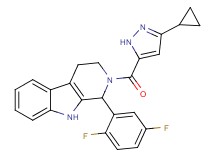 2-[(3-cyclopropyl-1H-pyrazol-5-yl)carbonyl]-1-(2,5-difluorophenyl)-2,3,4,9-tetrahydro-1H-beta-carboline
