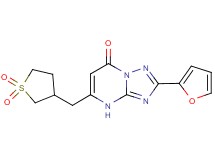 5-[(1,1-dioxidotetrahydro-3-thienyl)methyl]-2-(2-furyl)[1,2,4]triazolo[1,5-a]pyrimidin-7(4H)-one