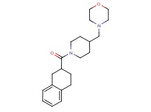 4-{[1-(1,2,3,4-tetrahydro-2-naphthalenylcarbonyl)-4-piperidinyl]methyl}morpholine