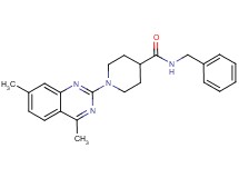 N-benzyl-1-(4,7-dimethyl-2-quinazolinyl)-4-piperidinecarboxamide